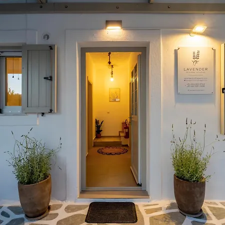 Lavender Minimal Apartment Aliki (Paros)